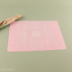 Wholesale Silicone Pastry Mat Non-Slip Baking Mat Cookies Bread Rolling Mat