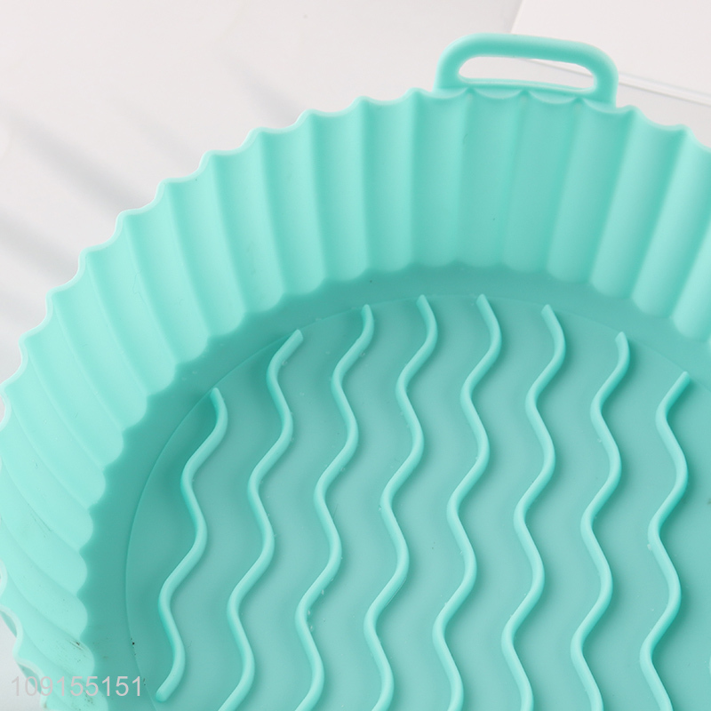 Good Quality Round Air Fryer Silicone Liners Reusable Air Fryer Pot