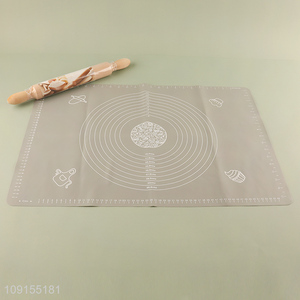 Online Wholesale Reusable Non-Slip Food Grade Silicone Pastry Mat for Baking