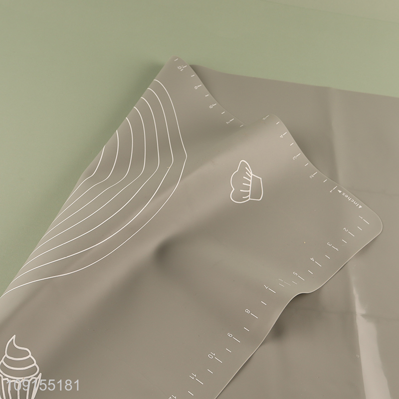 Online Wholesale Reusable Non-Slip Food Grade Silicone Pastry Mat for Baking