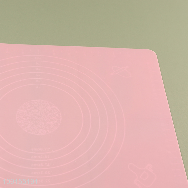 Wholesale Silicone Pastry Mat Non-Slip Baking Mat Cookies Bread Rolling Mat