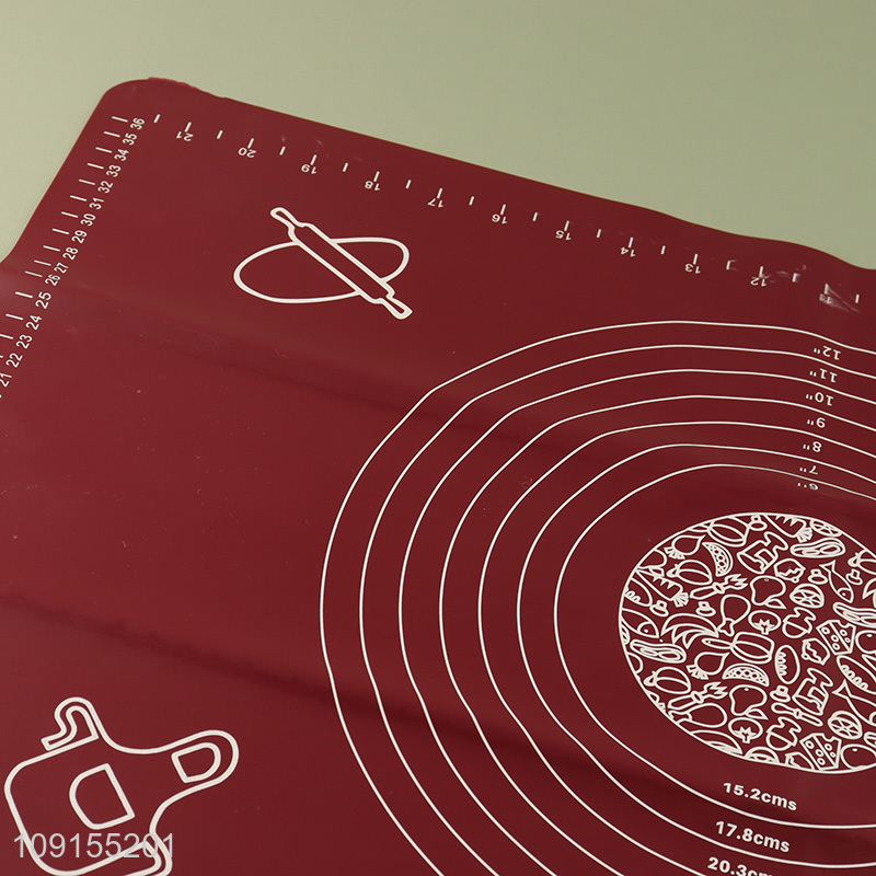 High Quality Reusable Silicone Pastry Mat Non-Slip Baking Mat Wholesale