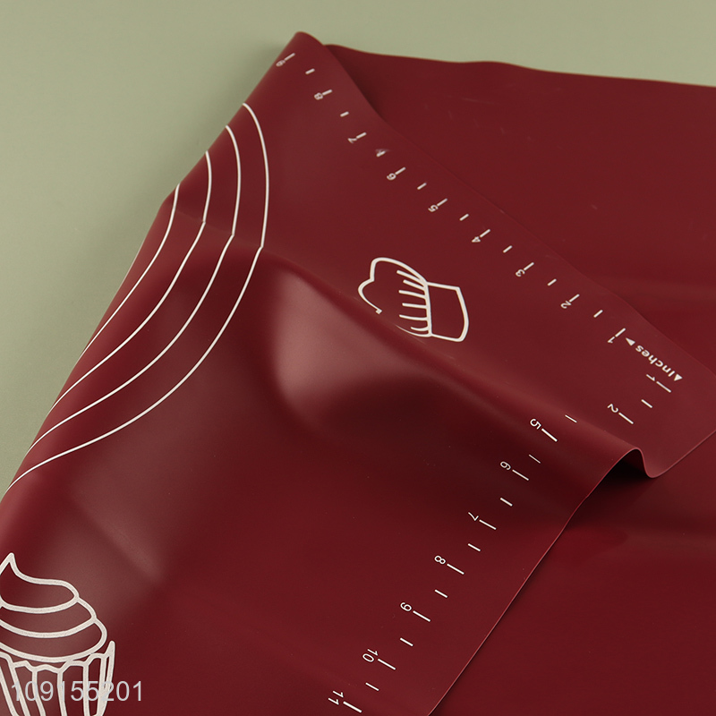 High Quality Reusable Silicone Pastry Mat Non-Slip Baking Mat Wholesale