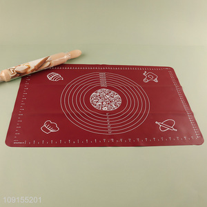 High Quality Reusable Silicone Pastry Mat Non-Slip Baking Mat Wholesale