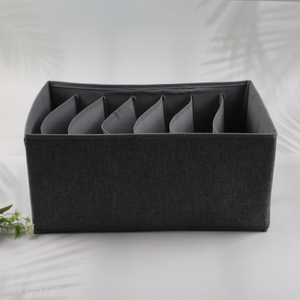 Top selling household clothes underwear non-woven storage bin wholesale