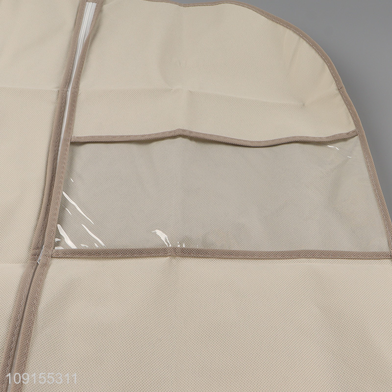 Top quality dust-proof garment cover clothes storage bag with zipper