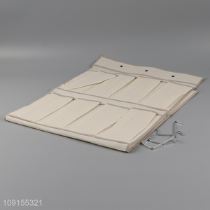 Factory price household socks underwear organizer hanging storage bag