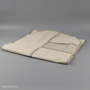 Top quality dust-proof garment cover clothes storage bag with zipper