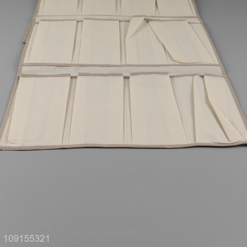 Factory price household socks underwear organizer hanging storage bag