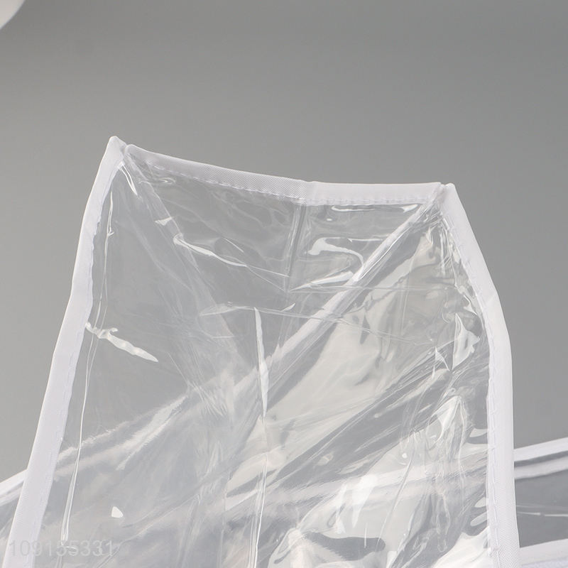 Low price clear household garment cover clothes storage bag