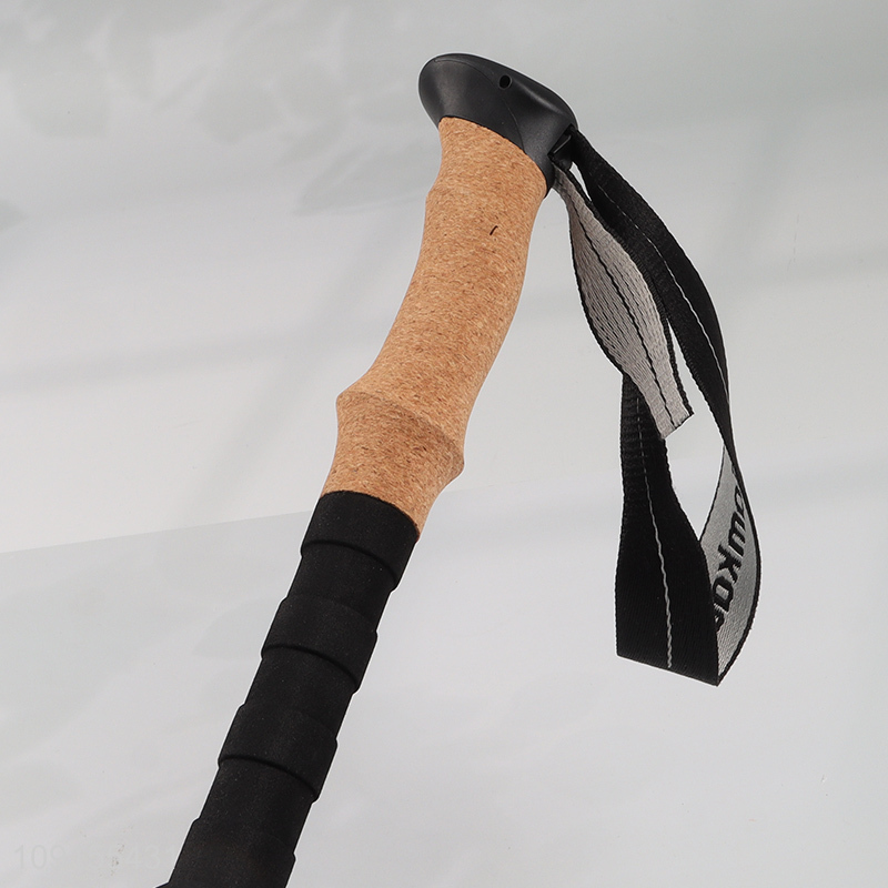 China products telescopic trekking poles camping walking hiking stick