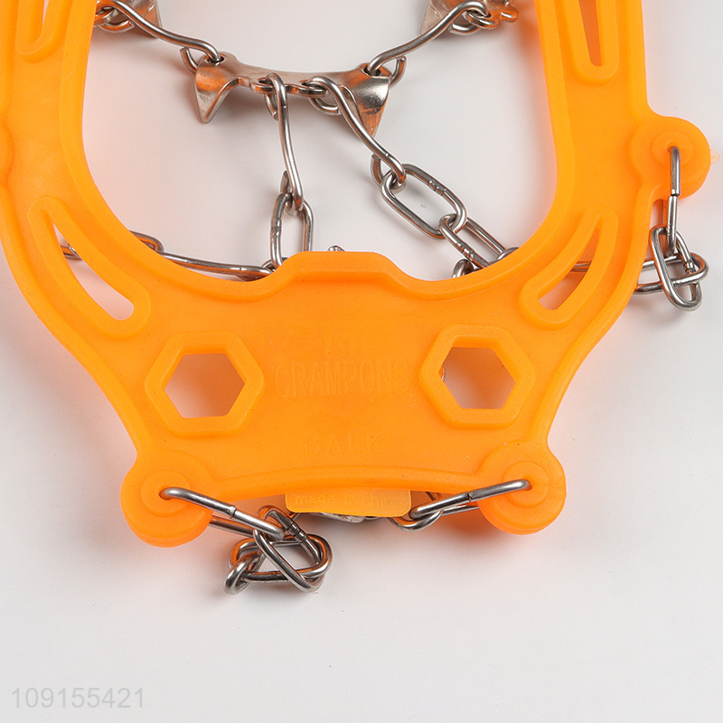 Top selling antislip snow ice chain crampons with strap