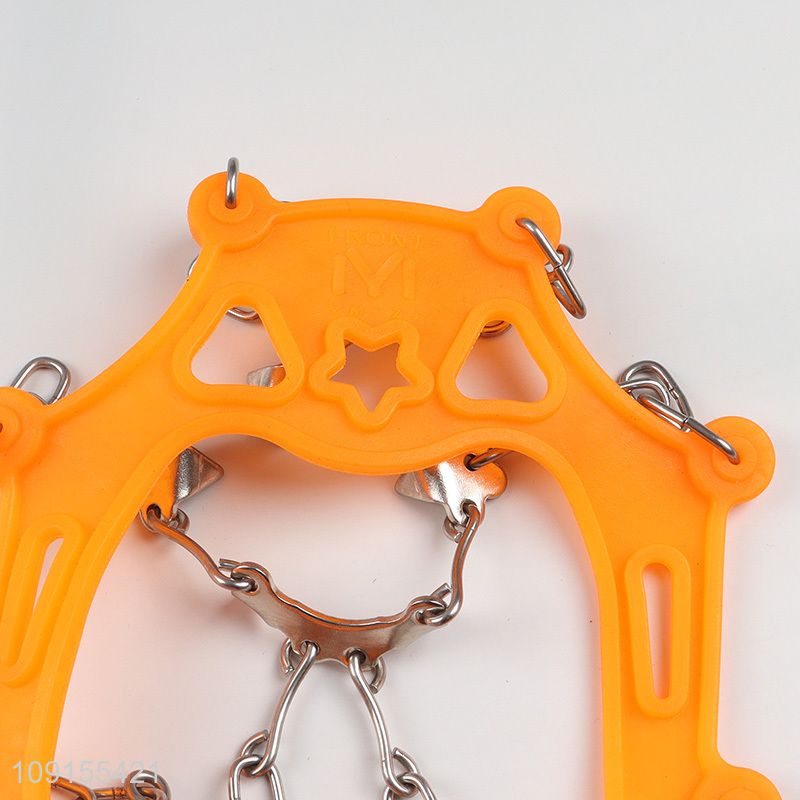 Top selling antislip snow ice chain crampons with strap