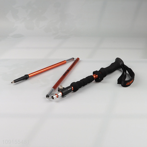 Good selling outdoor sports telescopic trekking poles walking stick
