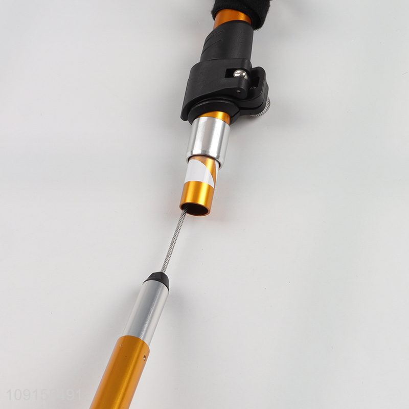 Good quality telescopic trekking poles walking stick for outdoor sports