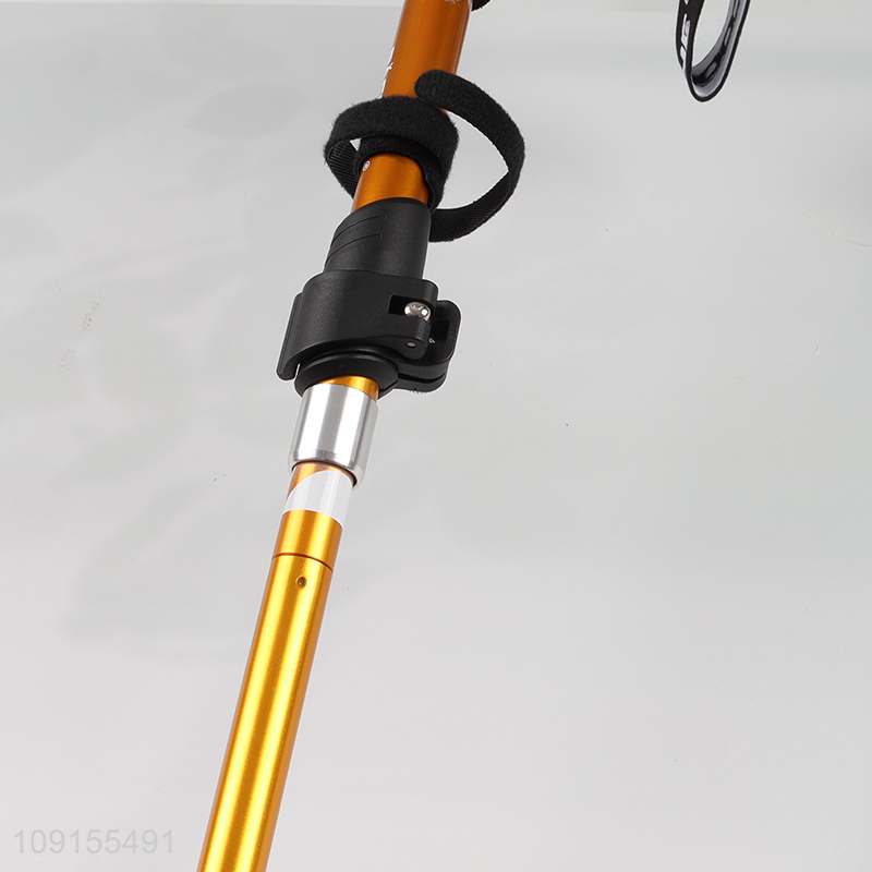 Good quality telescopic trekking poles walking stick for outdoor sports