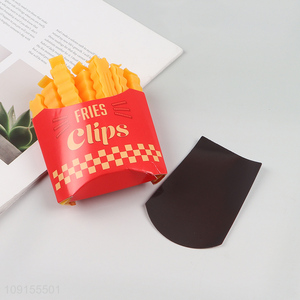 Hot products creative french fries shape food bag clips for sale