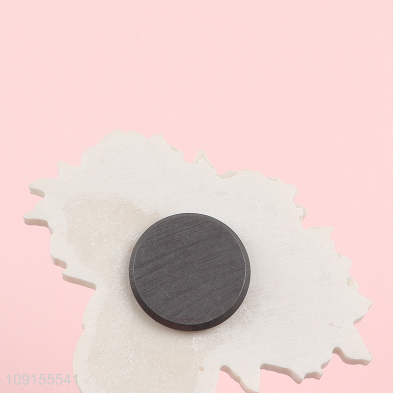 Good selling flower shape resin fridge magnet refrigerator magnet