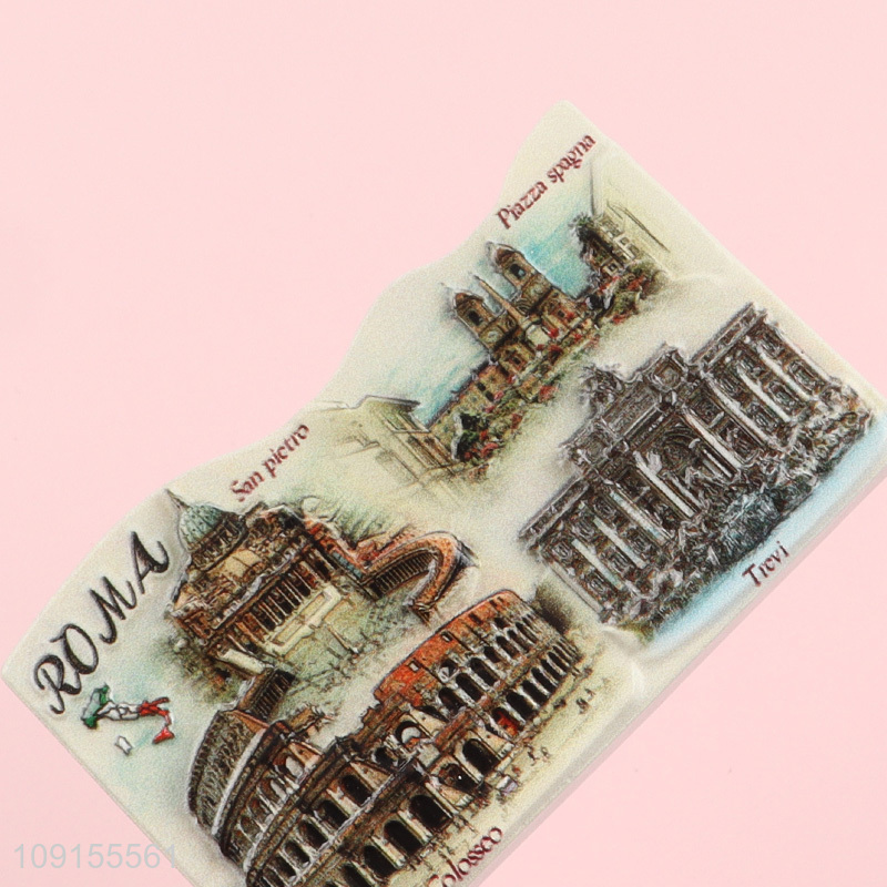 Factory price resin Roman fridge magnet refrigerator magnet for sale