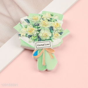 Low price bouquet resin fridge magnet refrigerator magnet for gifts