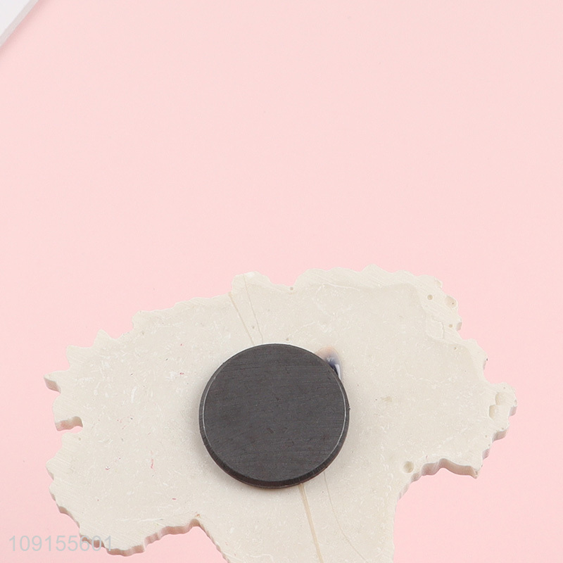 Good quality flower basket resin fridge magnet refrigerator magnet