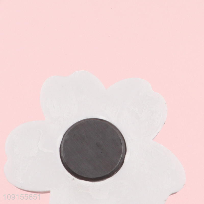 Factory wholesale flower shape resin fridge magnet refrigerator magnet