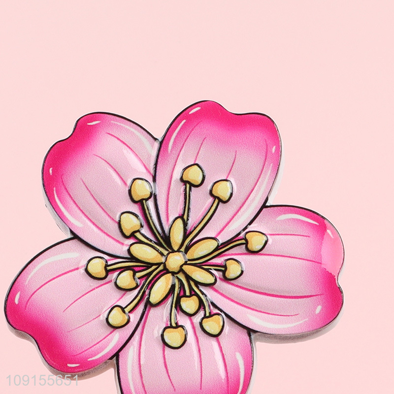 Factory wholesale flower shape resin fridge magnet refrigerator magnet