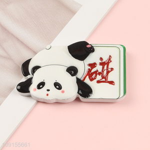 Best selling panda shape resin fridge magnet refrigerator magnet for gifts