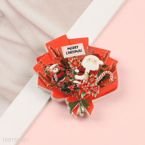 Factory direct sale merry christmas resin fridge magnet refrigerator magnet