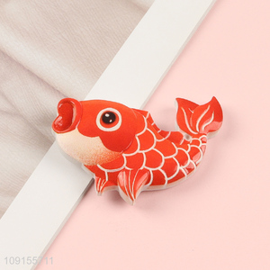 Low price koi fish shape resin fridge magnet refrigerator magnet for gifts