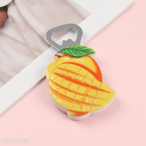 China wholesale mango shape resin fridge magnet refrigerator magnet for gifts