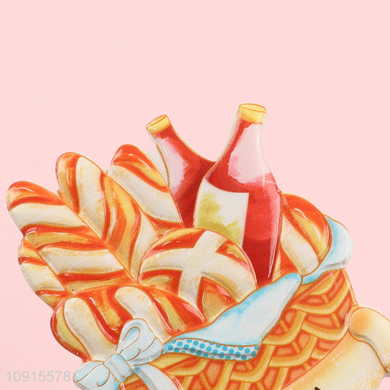 Online wholesale resin home decor fridge magnet refrigerator magnet