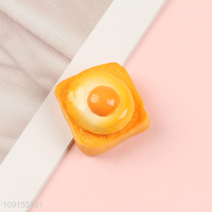 Yiwu market toast shape resin fridge magnet refrigerator magnet