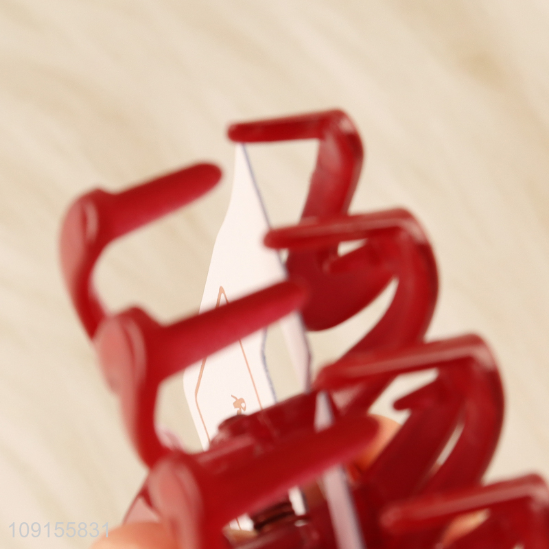 New Product Non-Slip Plastic Hair Claw Clips for Thin & Thick Hair