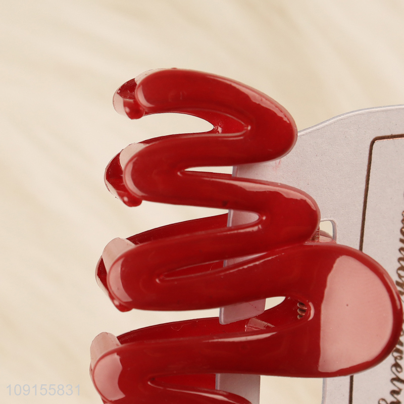 New Product Non-Slip Plastic Hair Claw Clips for Thin & Thick Hair