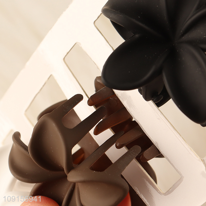 High Quality 3PCS Flower Hair Claw Clips Strong Hold Hair Jaw Clips