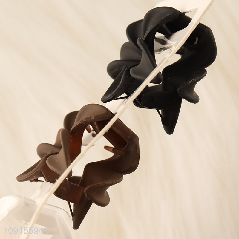 High Quality 3PCS Flower Hair Claw Clips Strong Hold Hair Jaw Clips