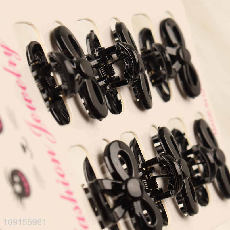 Good Quality 6PCS Bow Claw Clips Bow Hair Clips for Women Girls