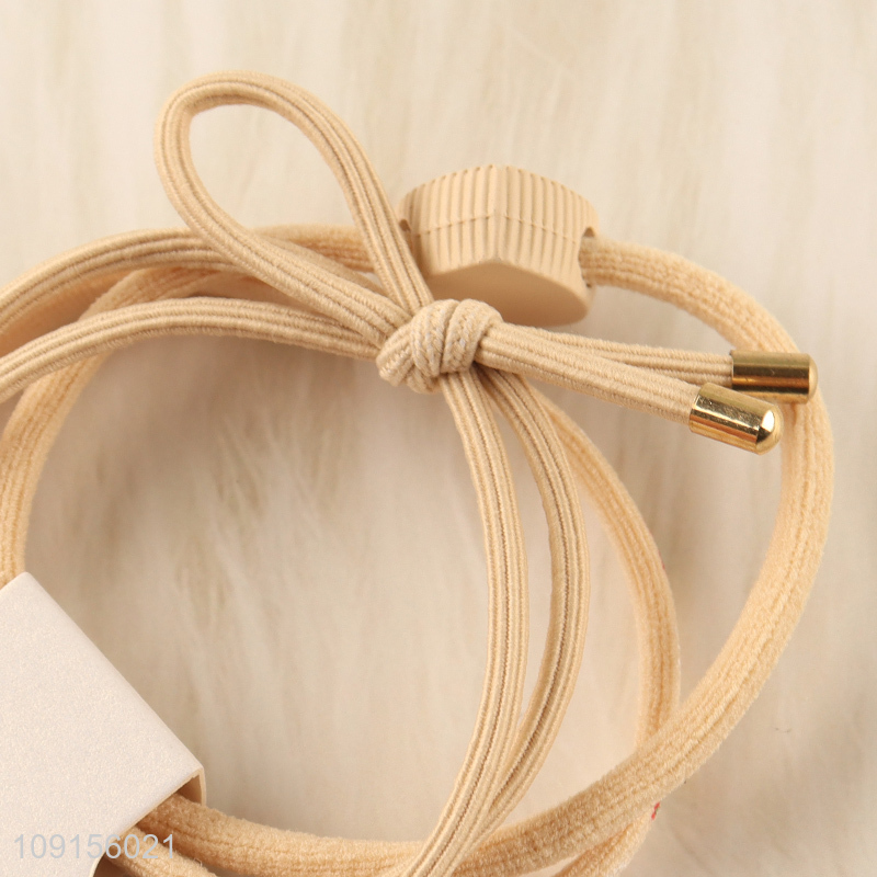 Hot Sale 3PCS Trendy Elastic Hair Ties No Damage Hair Ties for Women