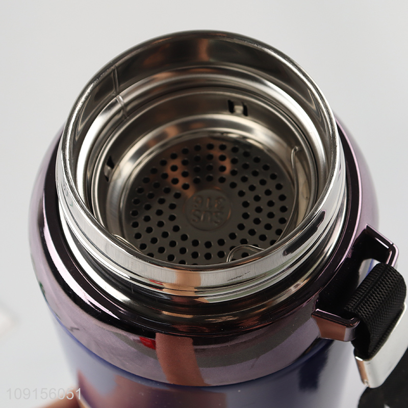 Wholesale 1000ML 316 Stainless Steel Vacuum Insulated Water Bottle with Leakproof Lid