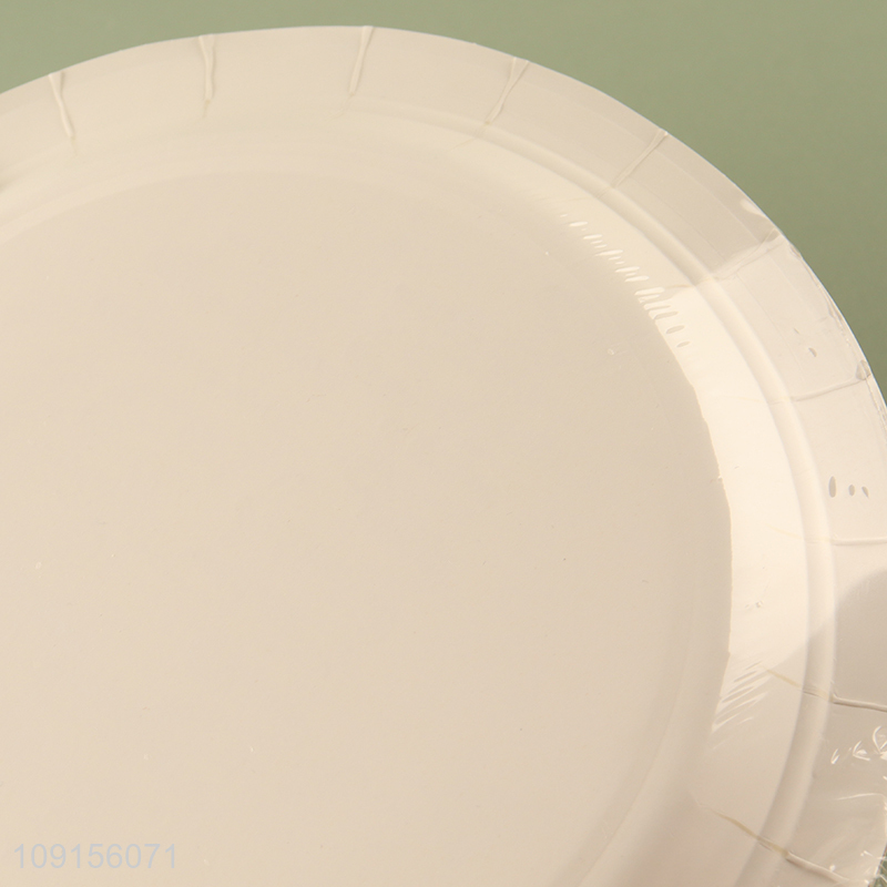 Factory Supply 6PCS Happy Birthday Party Plates Disposable Paper Plates