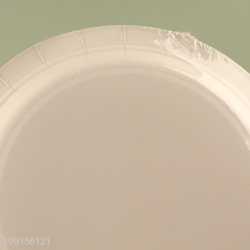 Good Quality 25PCS Disposable Party Plates Paper Dessert Cake Appetizers Plates