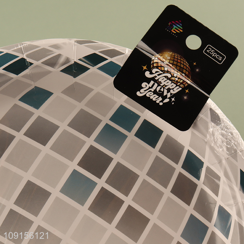 Good Quality 25PCS Disposable Party Plates Paper Dessert Cake Appetizers Plates