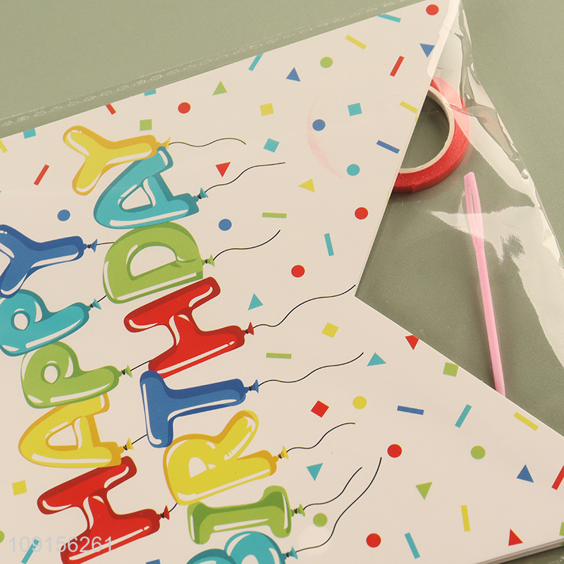 Hot Selling Happy Birthday Banner Buntings Hanging Party Decorations