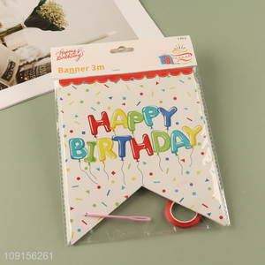 Hot Selling Happy Birthday Banner Buntings Hanging Party Decorations