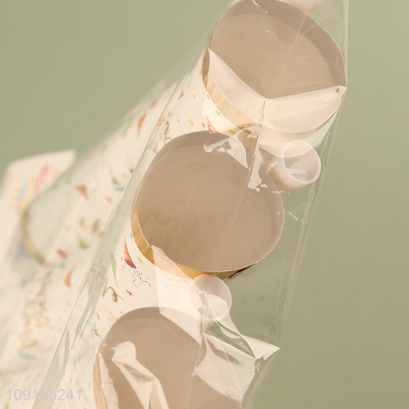 Factory Price 6PCS Birthday Party Paper Horns Noisemakers Birthday Party Supplies