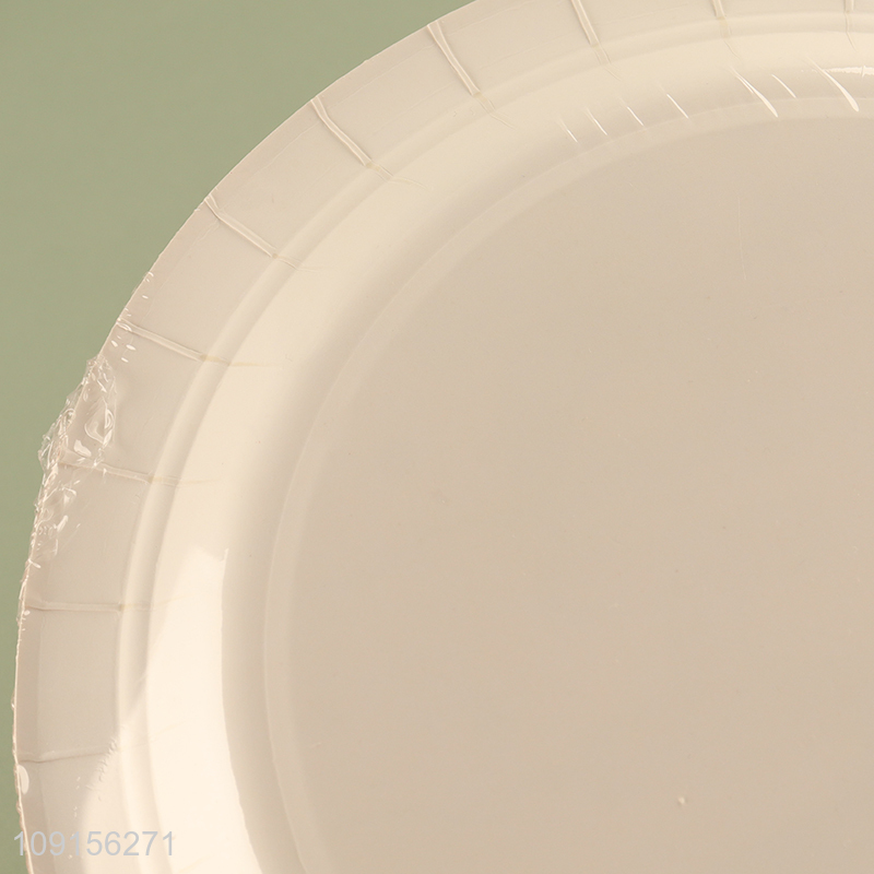 Best Selling 12PCS Happy Birthday Party Plates Paper Cake Appetizers Plates