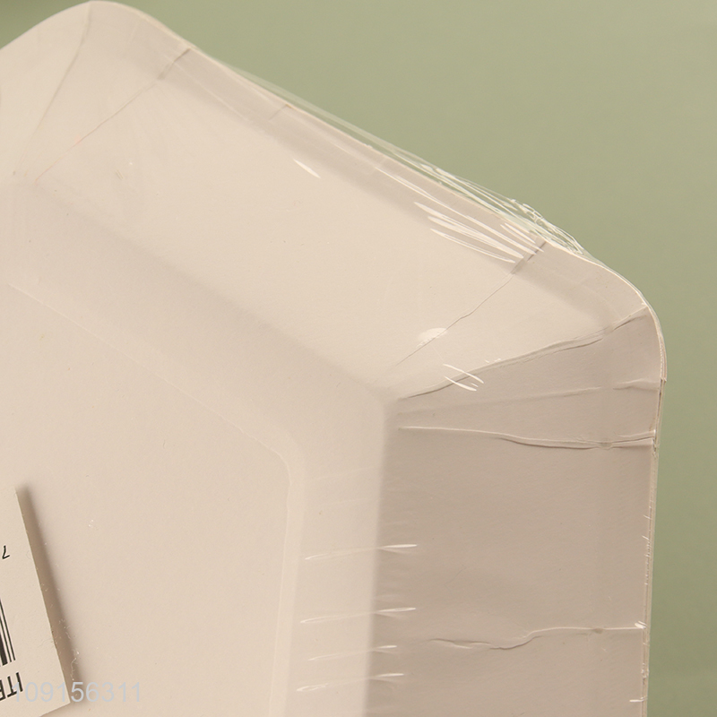 Good Quality 10PCS Floral Paper Plates Disposable Party Plates for Wedding