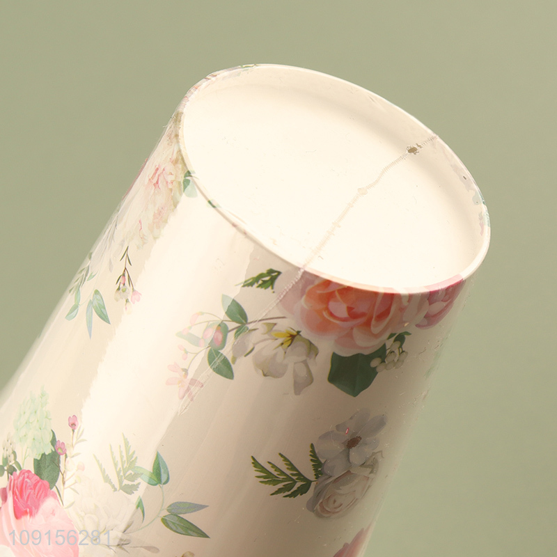 New Product 6PCS Diposable Paper Cups Flower Printed Paper Cups for Parites