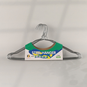 Good Quality 10 Packs Heavy Duty Space Saving Steel Wire Clothes Hangers